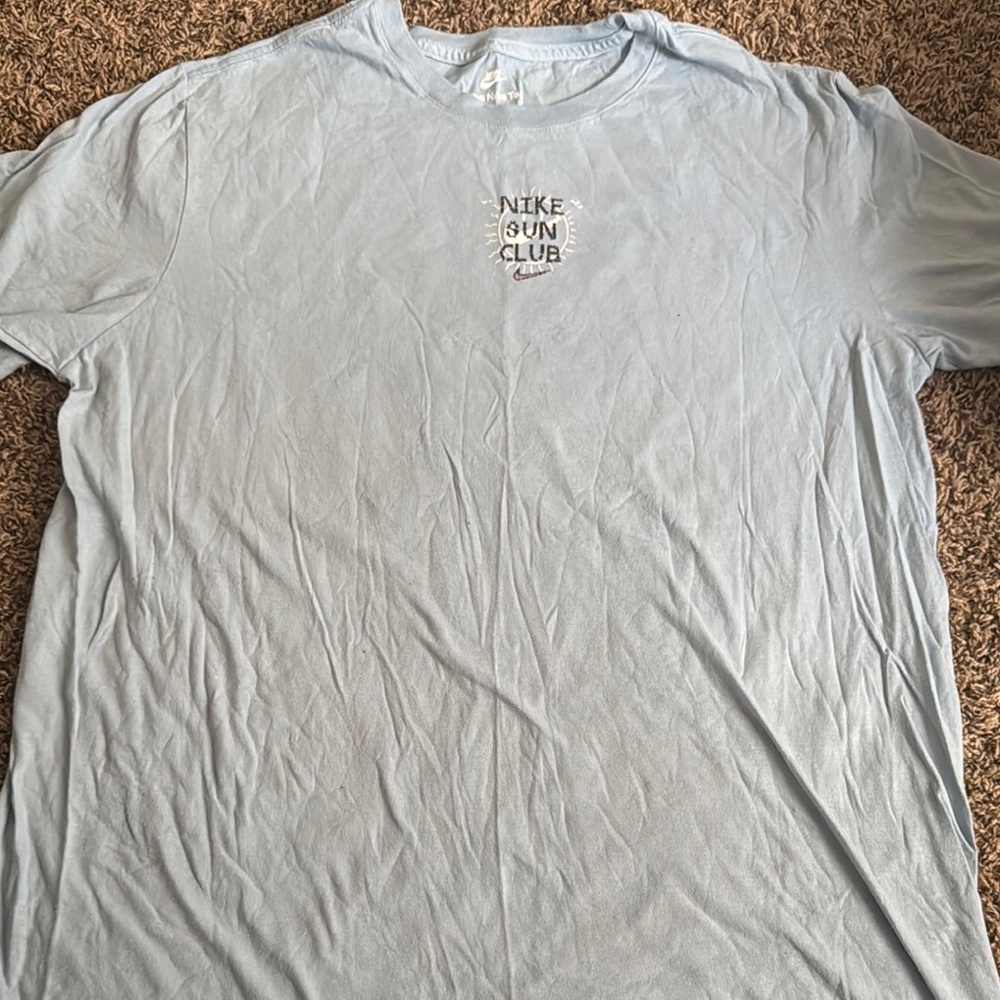 Nike Sun Club Men's Light Blue T-Shirt